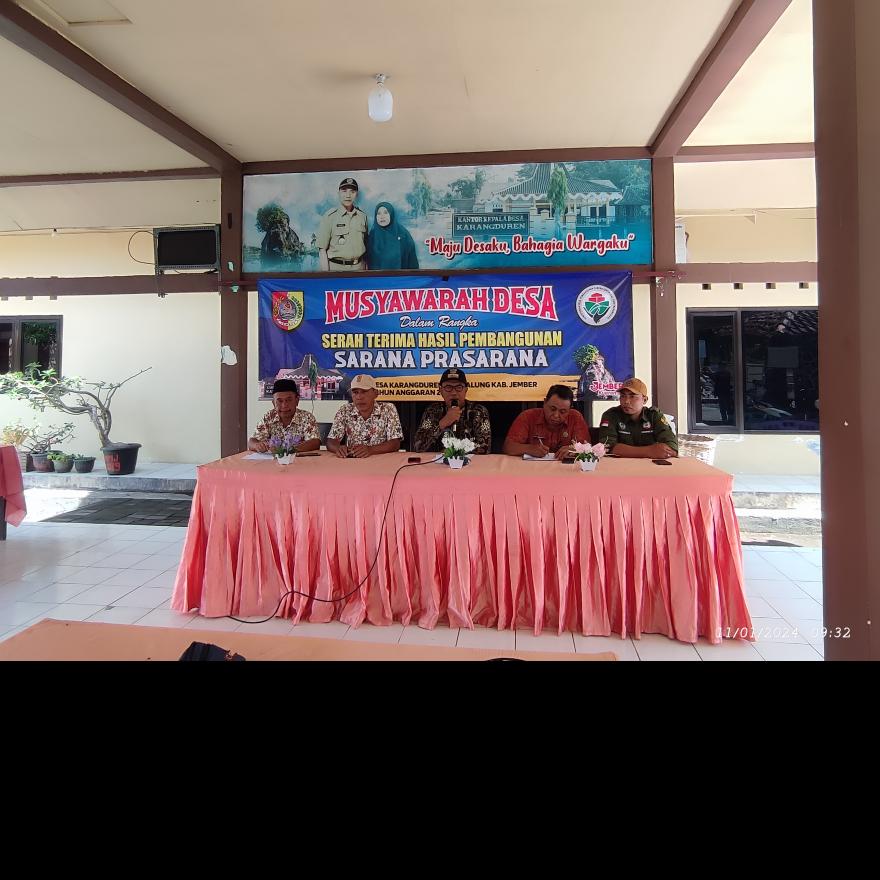 Musyawarah Desa Serah Terima (MDST)
